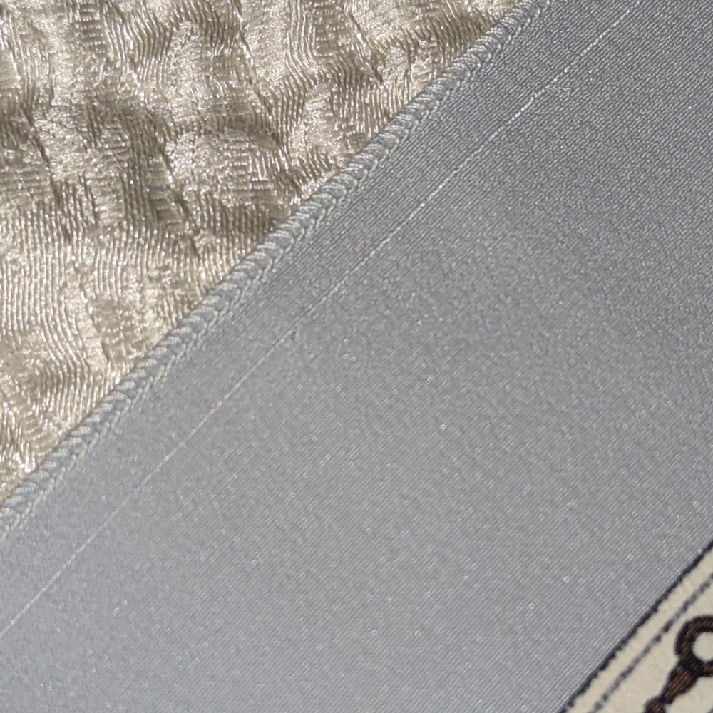 CELINE Gray Silk Scarf 25" X 25" GUC COA - Picture 14 of 14